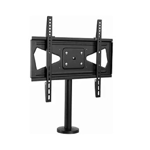 Mount-It! Bolt Down TV Stand | Heavy Duty Swivel Table Top TV Mount for Screens 32" - 55"