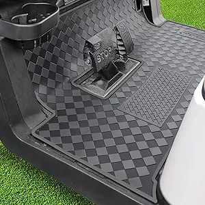 Roykaw Golf Cart Mat Full Coverage Floor Liner for EZGO TXT