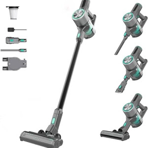 Wyze Cordless Vacuum Cleaner with 24Kpa Powerful Suction, Lightweight Stick with HEPA Filter