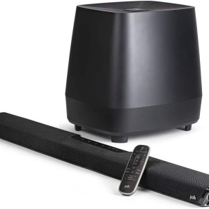 Polk Audio MagniFi 2 Sound Bar & Wireless Subwoofer (2020 Model) with 3D Audio & Built-in Chromecast - Universal 4K Compatibility